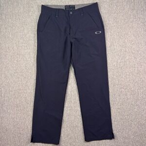 Oakley Performance Pants Mens 32x30 Black Stretch Lightweight Athletic